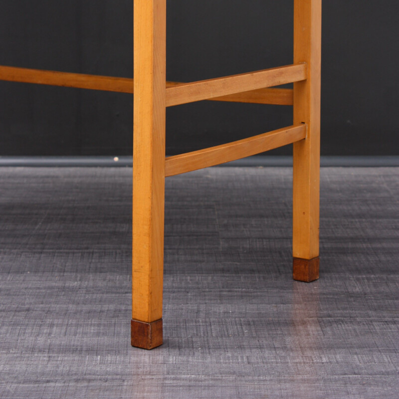 Small mid-century desk in beechwood - 1950s