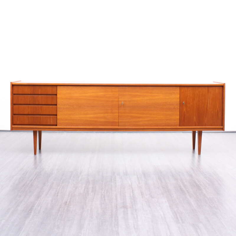 Scandinavian sideboard with 4 drawers - 1960s