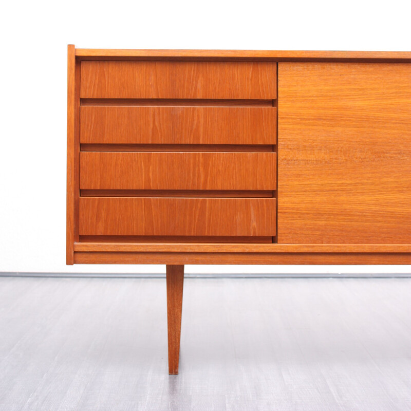 Scandinavian sideboard with 4 drawers - 1960s