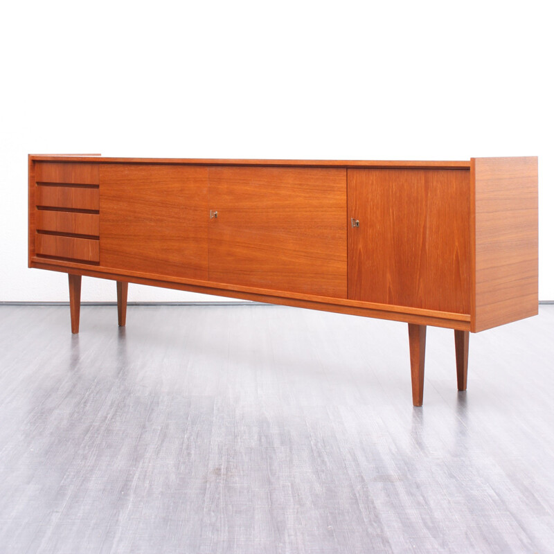 Scandinavian sideboard with 4 drawers - 1960s