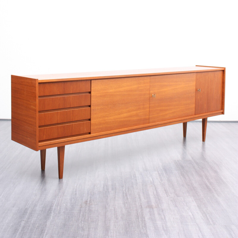 Scandinavian sideboard with 4 drawers - 1960s