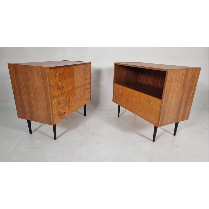Pair of vintage chests of drawers, 1970