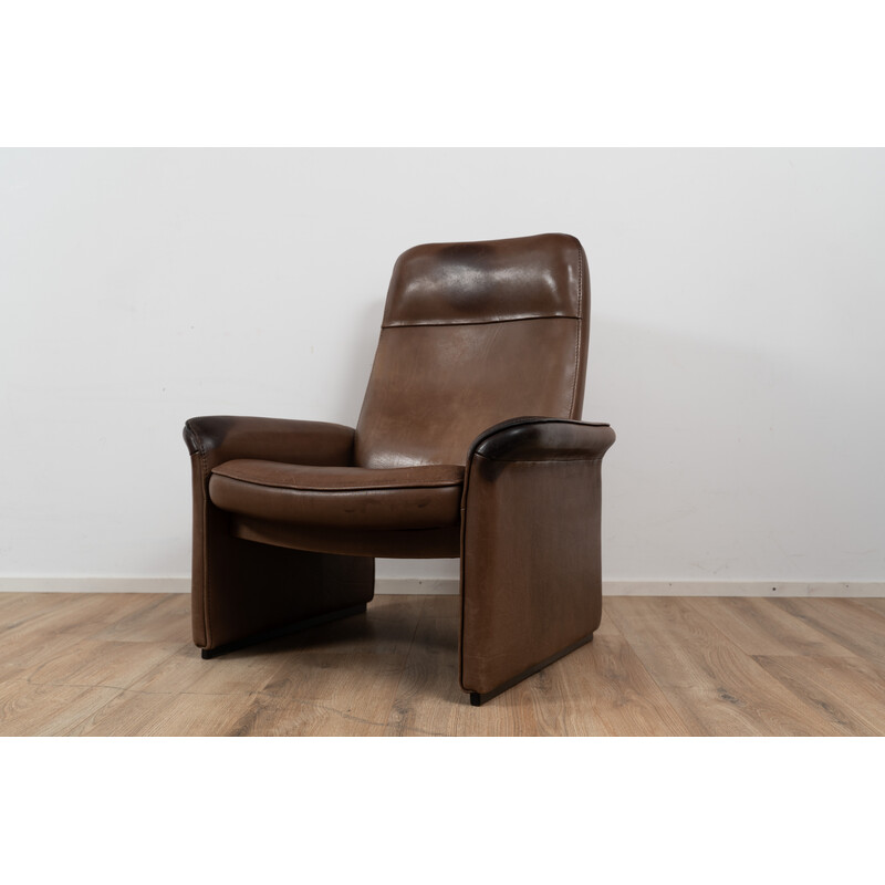 Vintage armchair model DS-50 in brown leather for De Sede