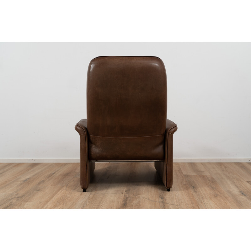 Vintage armchair model DS-50 in brown leather for De Sede