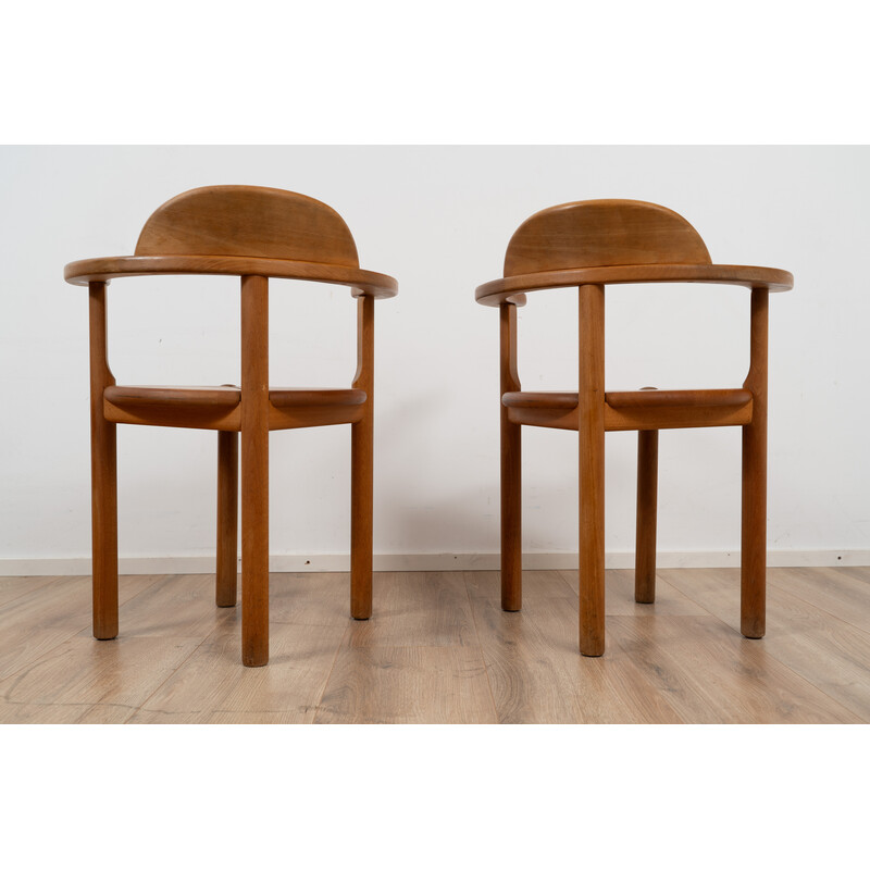 Vintage wooden dining set from Brahlstorf