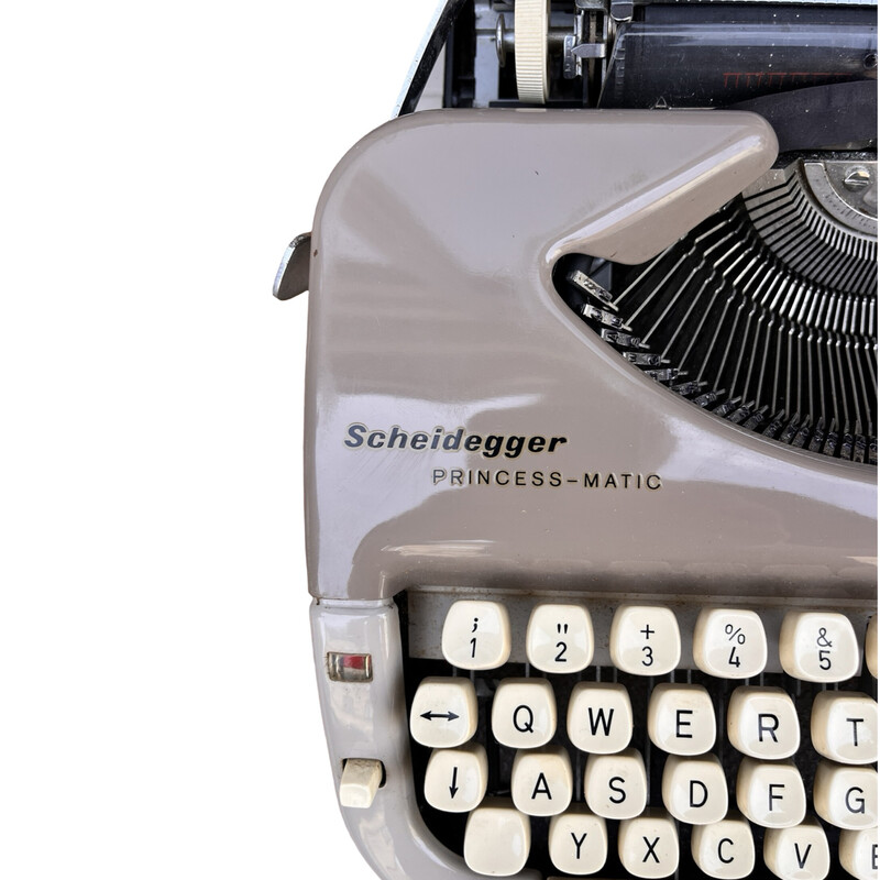 Vintage koffer typemachine van Willy Scheidegger voor Keller en Knappich, Duitsland 1960