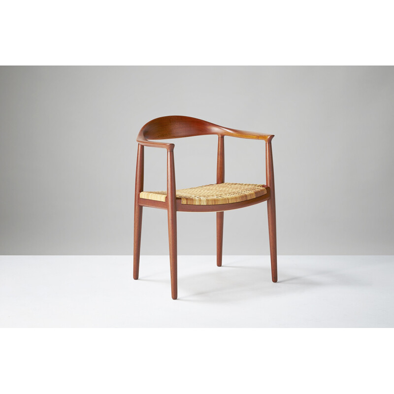 Teak JH-501 "The Chair" by Hans J. Wegner for Johannes Hansen - 1940s