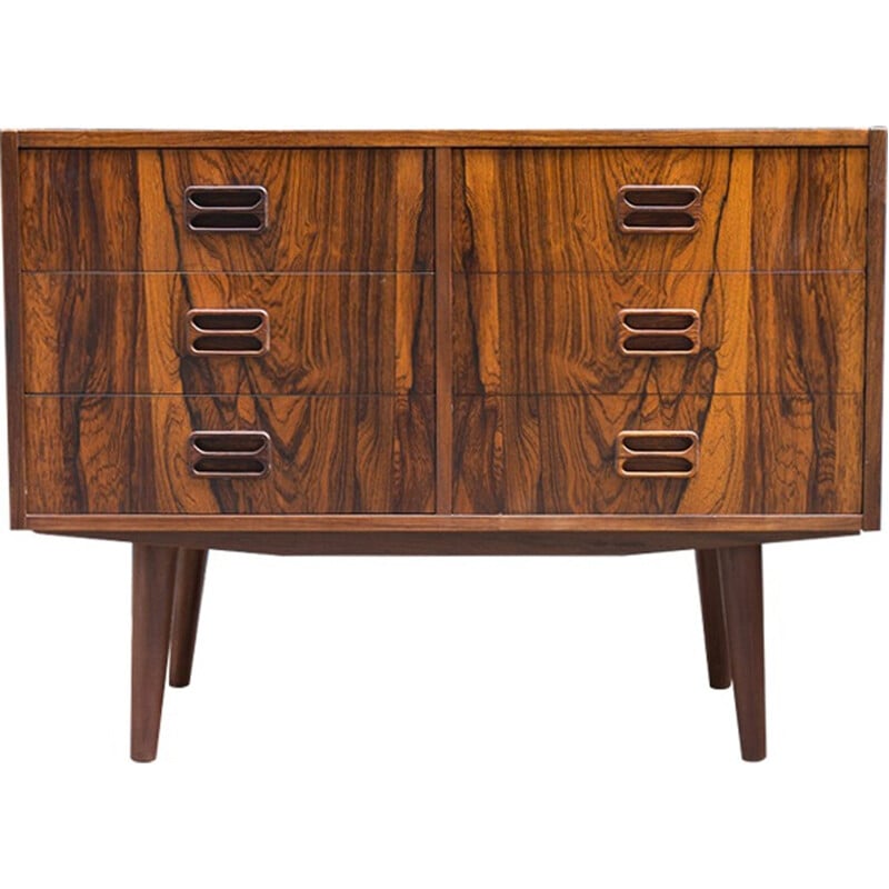 Danish rosewood chest of drawers with 6 drawers - 1960s