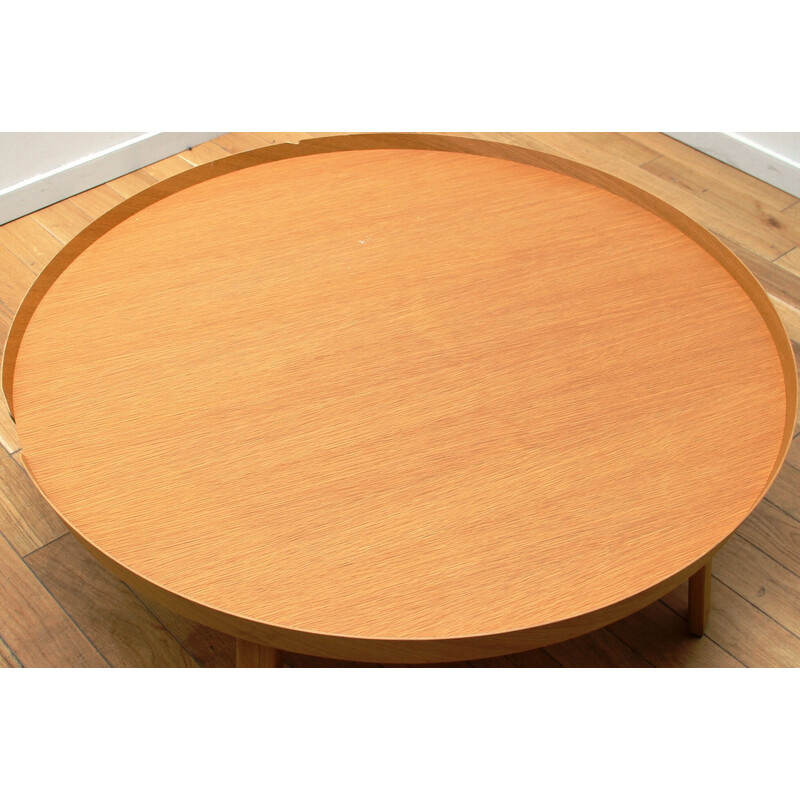 Around XL vintage salontafel in licht hout voor Muuto