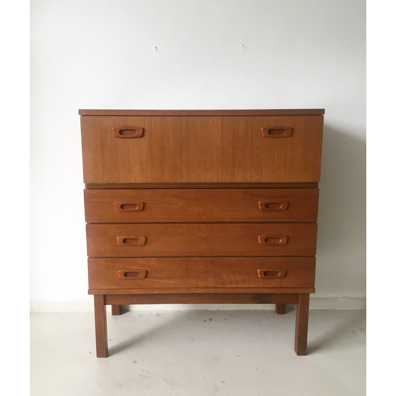 Mid-century secretary with drawers - 1960s