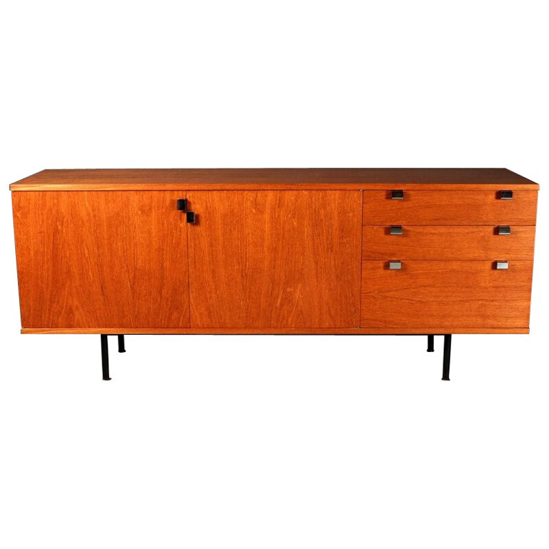 Sideboard in teak design 198, Alain RICHARD - 1950s