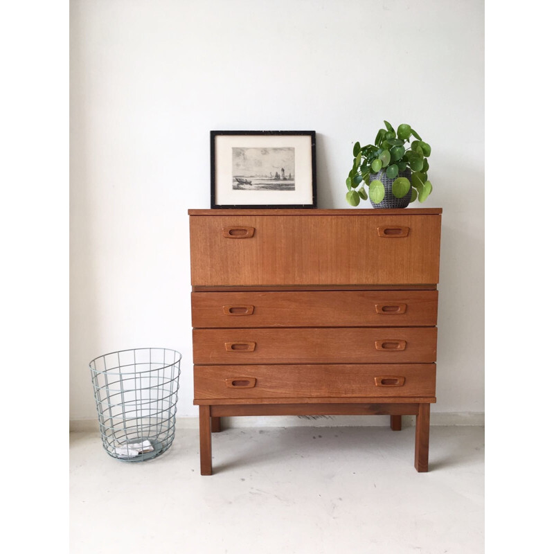 Mid-century secretary with drawers - 1960s