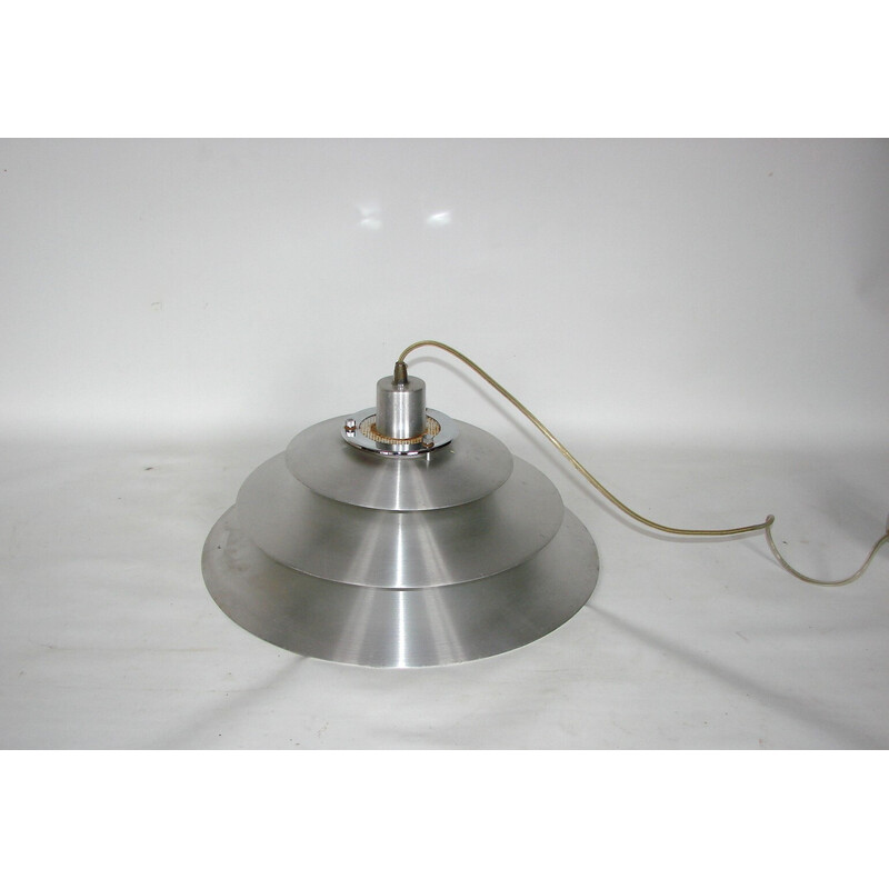 Vintage aluminum and glass pendant lamp by Mark Slojd, 1990
