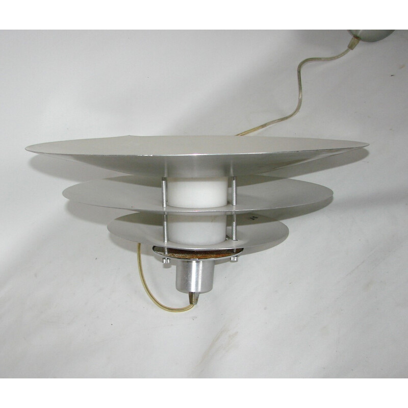 Vintage aluminum and glass pendant lamp by Mark Slojd, 1990