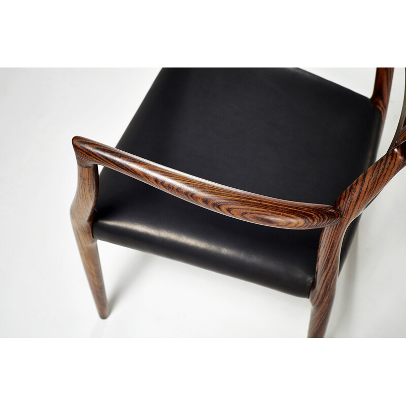 Pair of Rosewood Model 64 Chairs, Niels Moller - 1960S