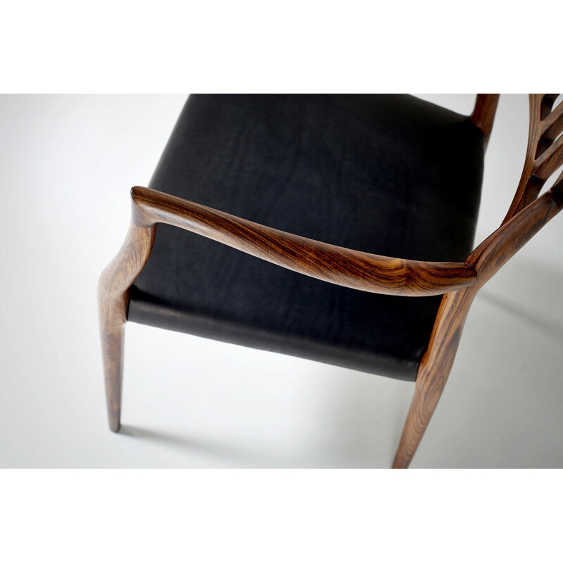 Pair of Rosewood Model 64 Chairs, Niels Moller - 1960S