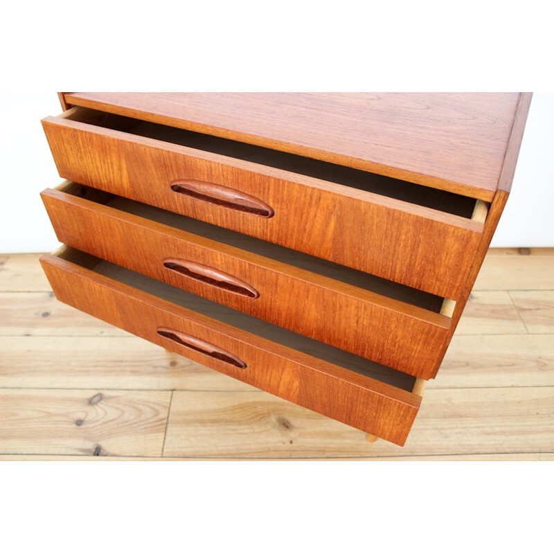 Scandinavian teak chest of drawers - 1960s