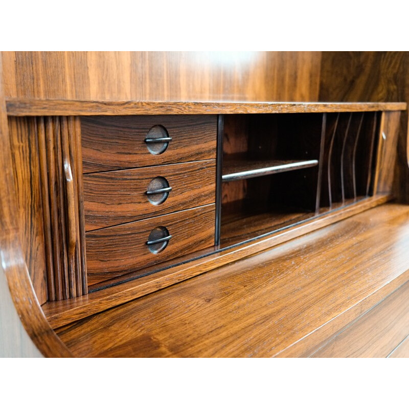 Secretary book shelf with organiser in rosewood by Nexø - 1960s