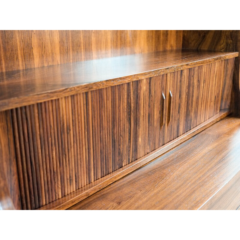 Secretary book shelf with organiser in rosewood by Nexø - 1960s