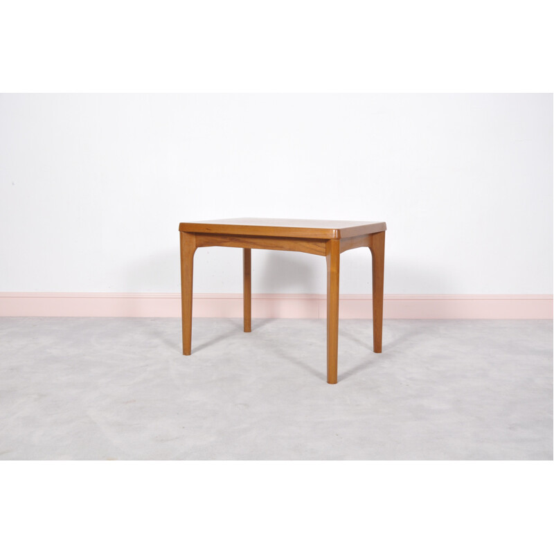 Table d'appoint marron en teck danoise de Henning Kjaernulf pour Vejle Stole Møbelfabrik - 1960