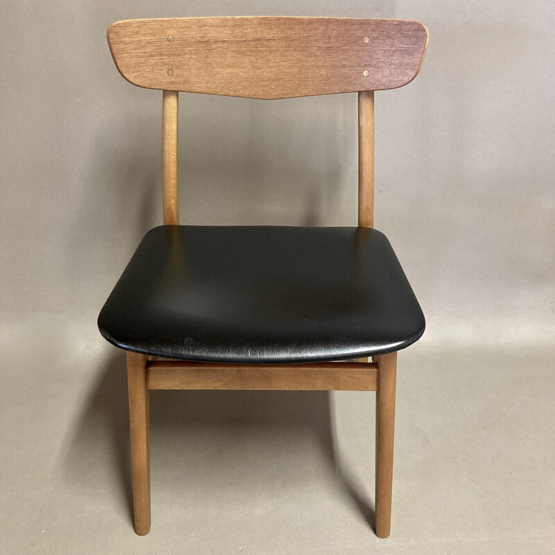 Vintage-Stühle aus Teakholz, 1950