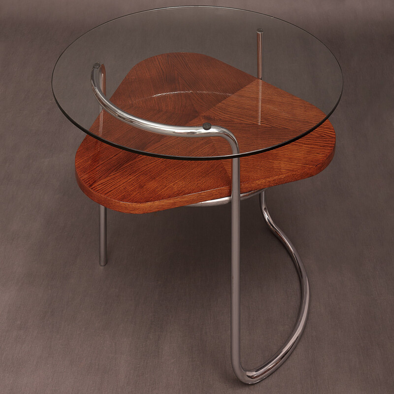 French tubular steel table - 1940s