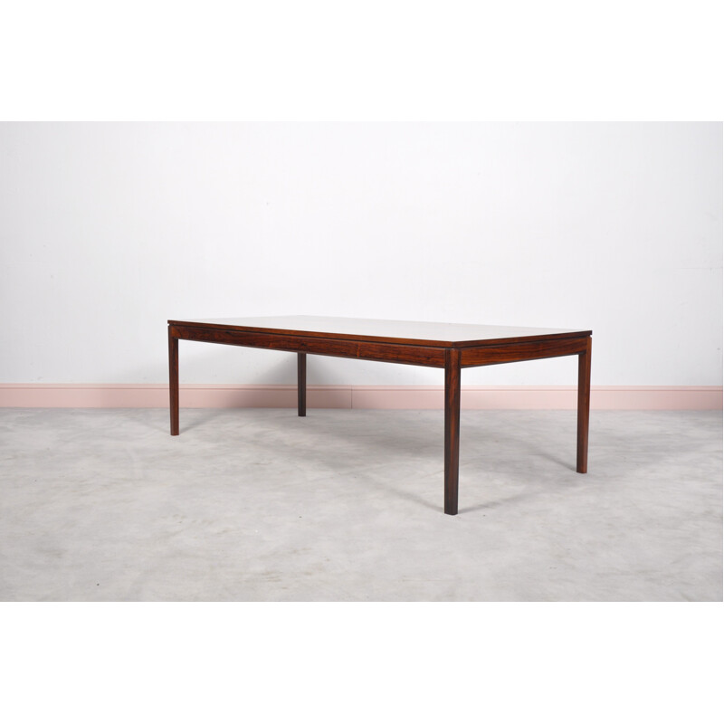 Danish rosewood rectangular coffee table - 1960s