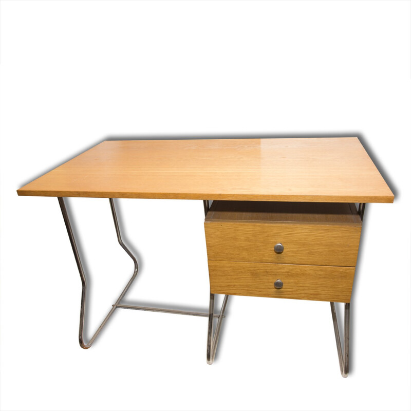 Mid-century wooden writing desk - 1950s