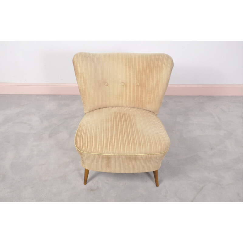 Vintage austrian beechwood cocktail chair - 1950s