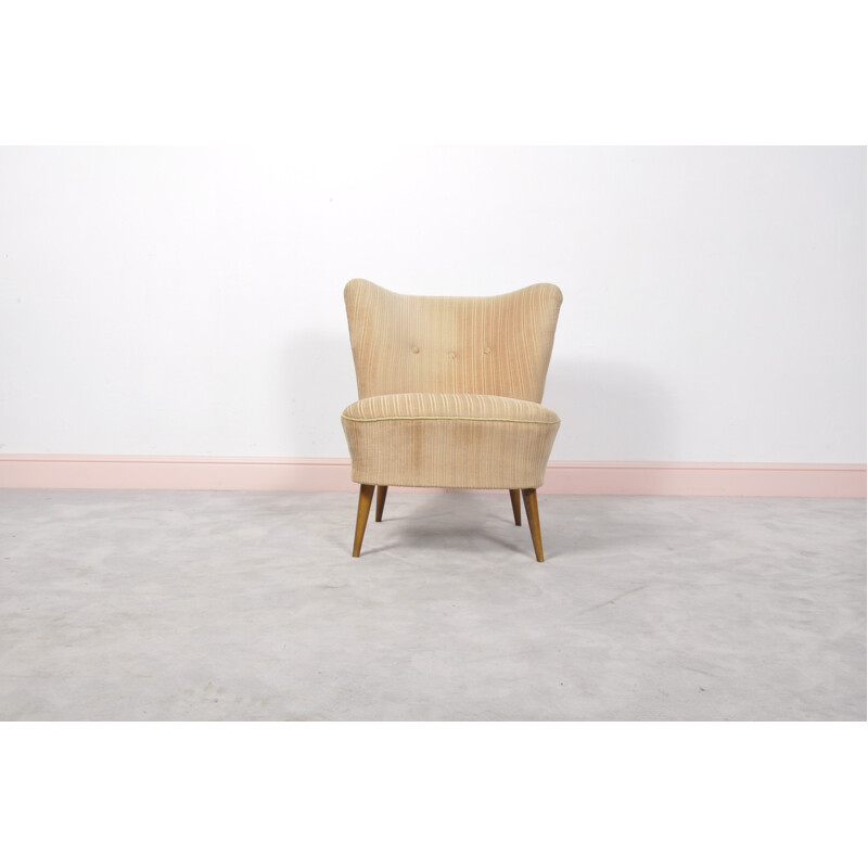 Vintage austrian beechwood cocktail chair - 1950s