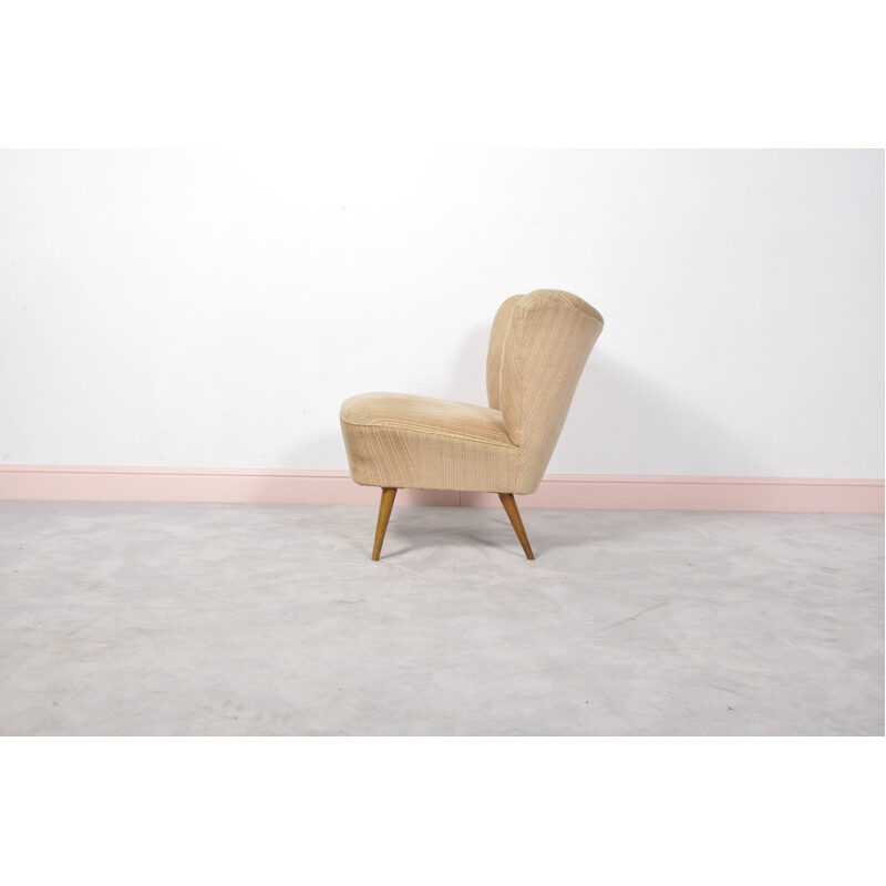 Vintage austrian beechwood cocktail chair - 1950s