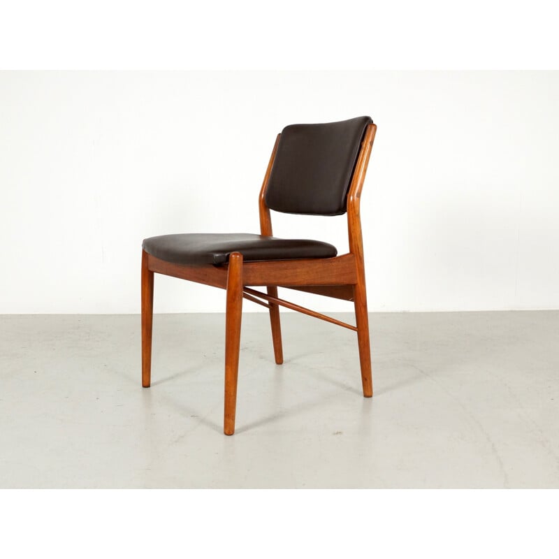 Ensemble de 4 chaises de Arne Vodder pour Sibast Furniture - 1960