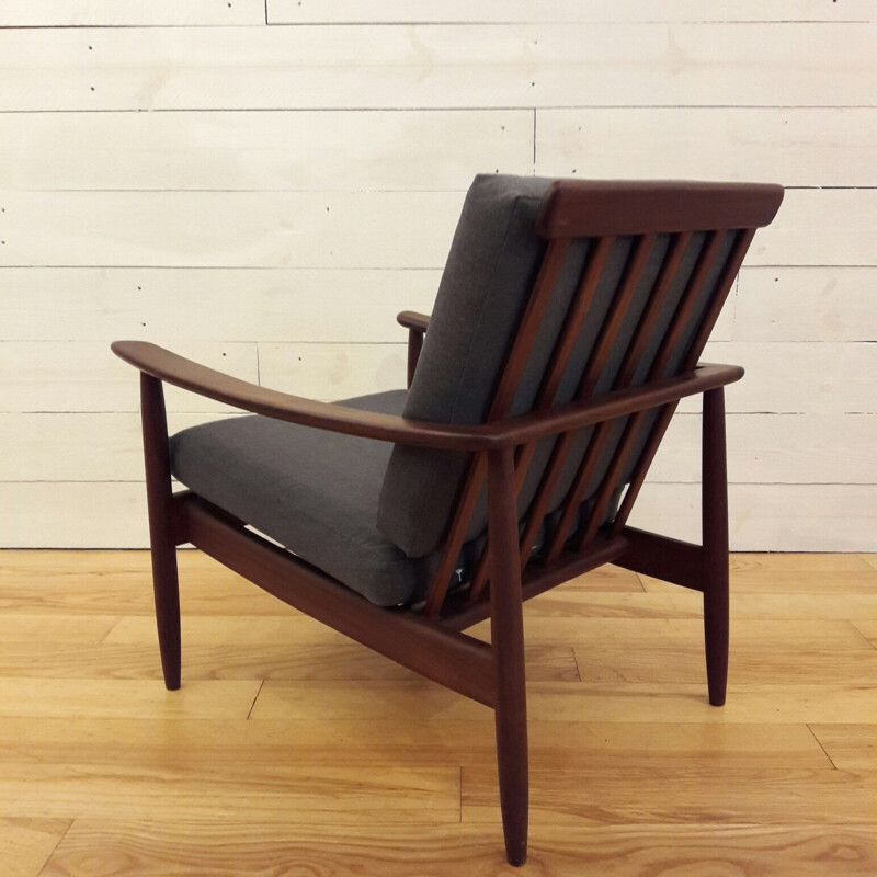 Paire de fauteuils Danois en bois et teck - 1960