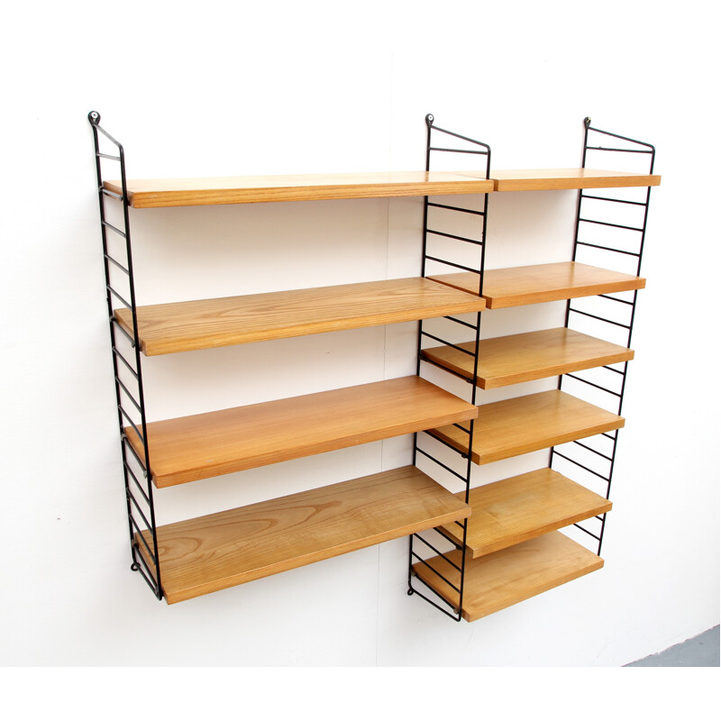 Wall unit system with bars by Nisse Strinning - 1960s