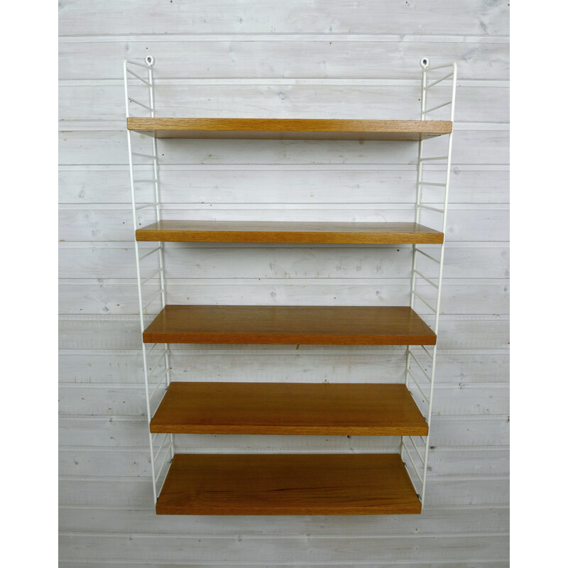 Storage unit with 5 shelves by Nisse Strinning - 1960s