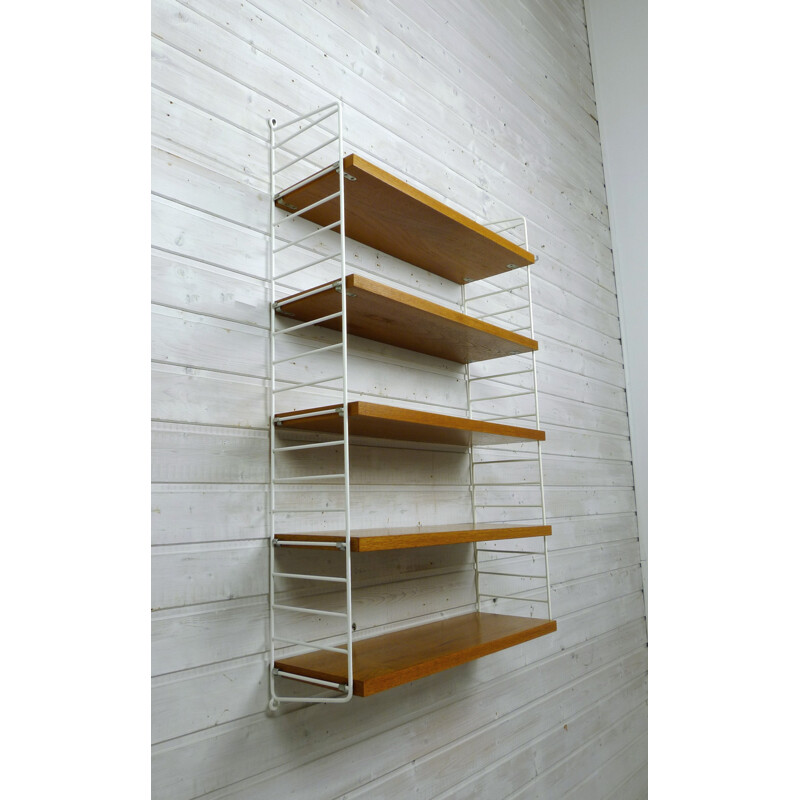 Storage unit with 5 shelves by Nisse Strinning - 1960s