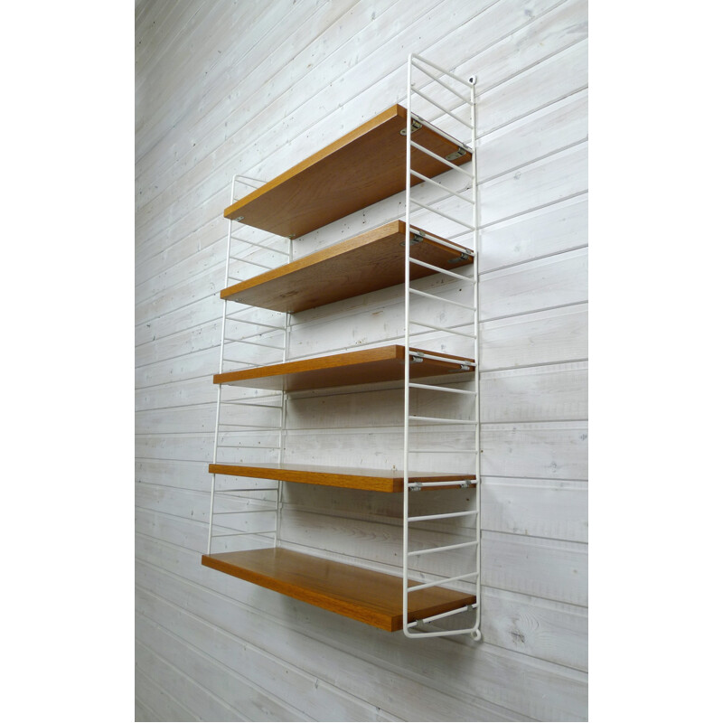 Storage unit with 5 shelves by Nisse Strinning - 1960s