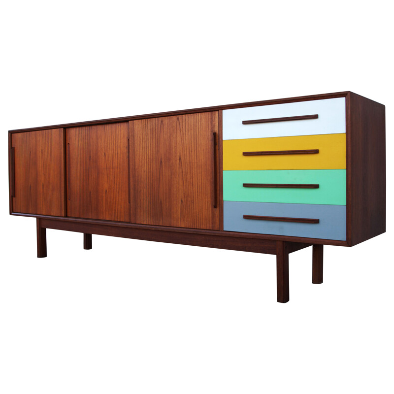 Scandinavian teak sideboard - 1960s