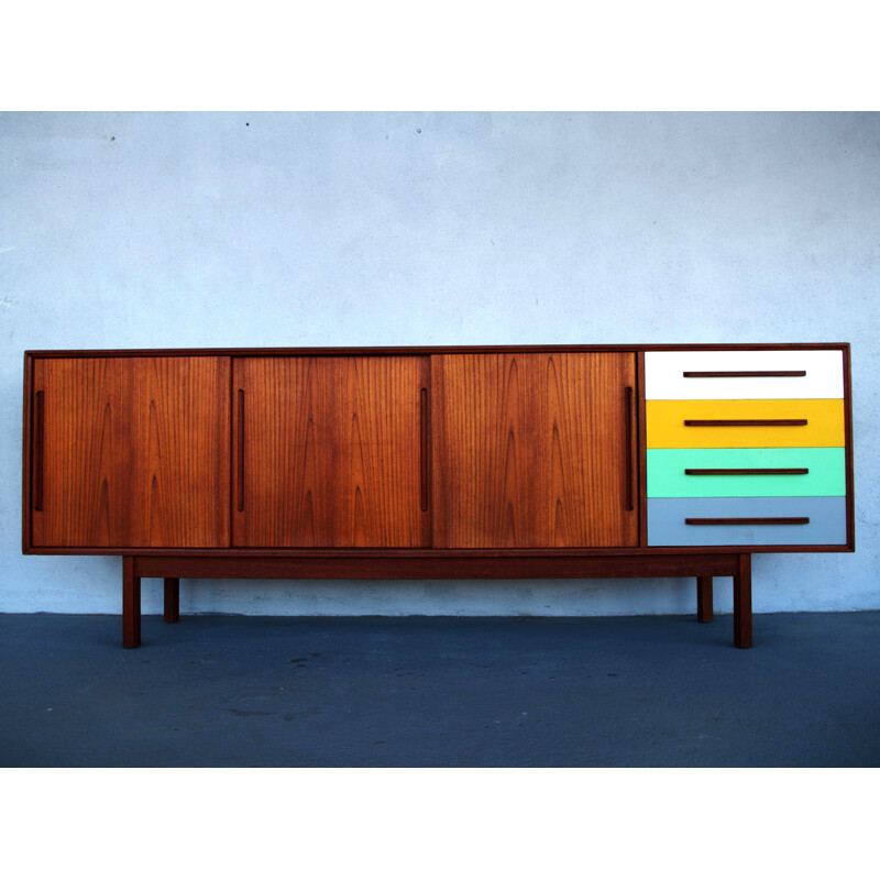 Scandinavian teak sideboard - 1960s