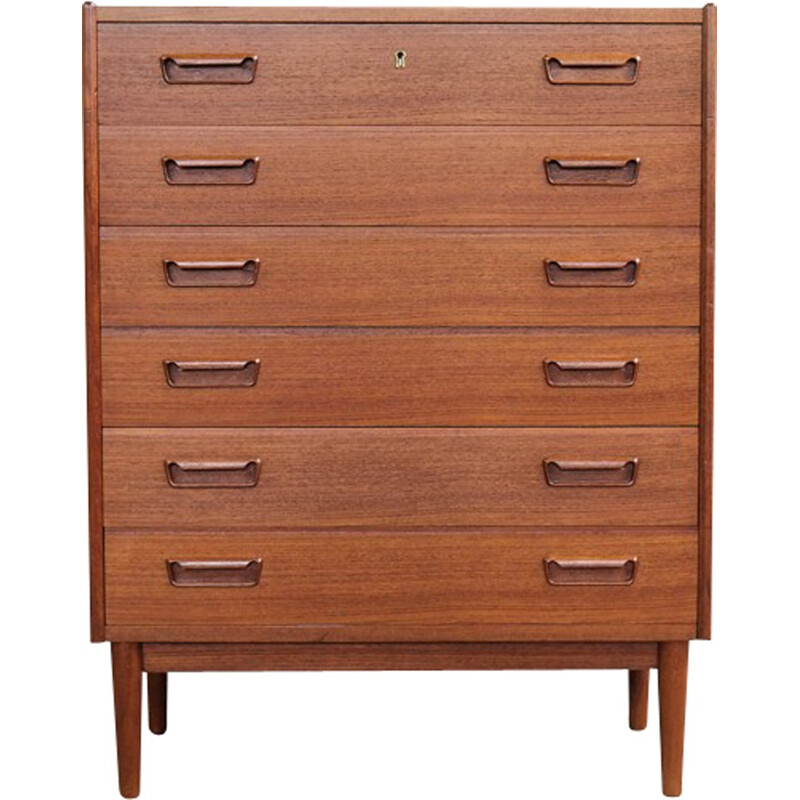 Chest of 6 drawers in teak by Westergaard - 1960s