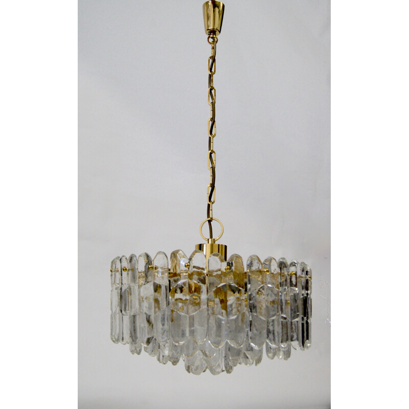 Lustre Palazzo avec cristaux par J.T. Kalmar - 1960