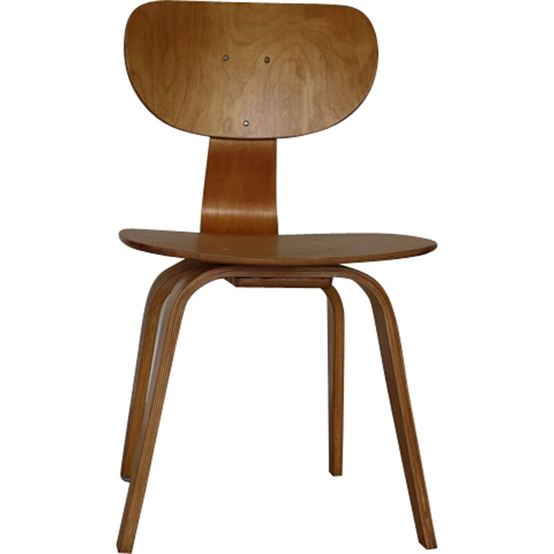 Pair of bentwood dining chairs by Cees Braakman for UMS Pastoe - 1950s