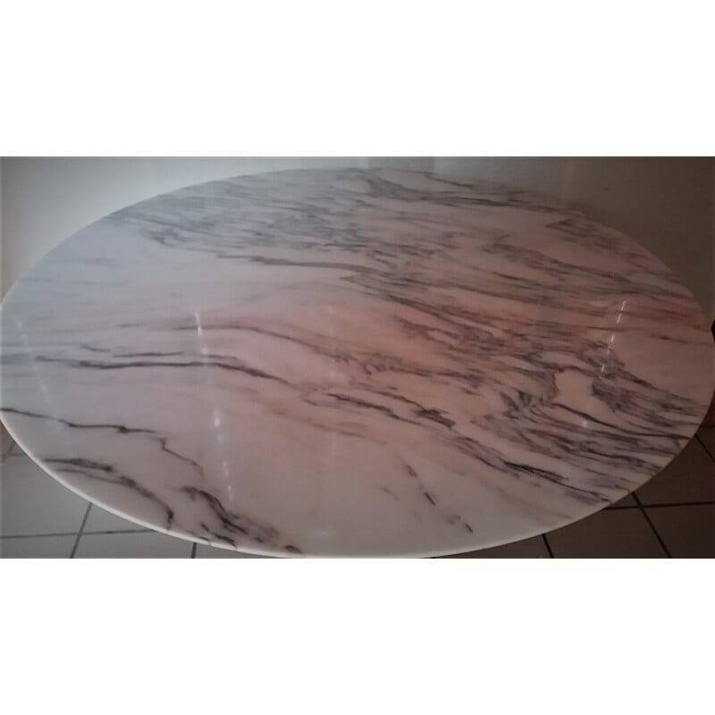 Table ronde en marbre par Osvaldo Borsani - 1970