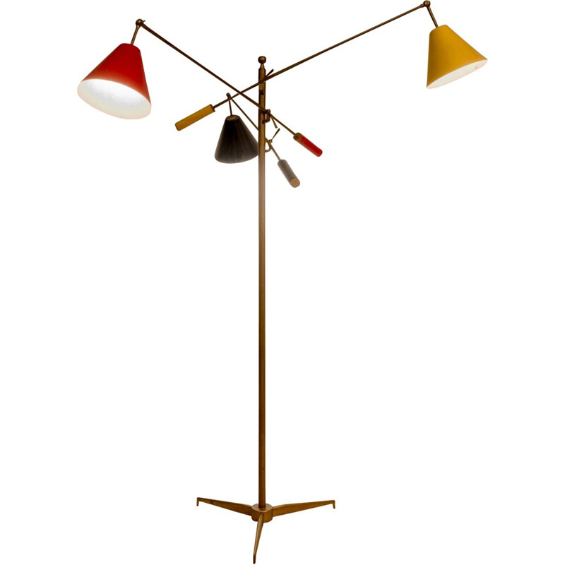 Angelo Lelli triennial floor lamp for Arredoluce - 1970s