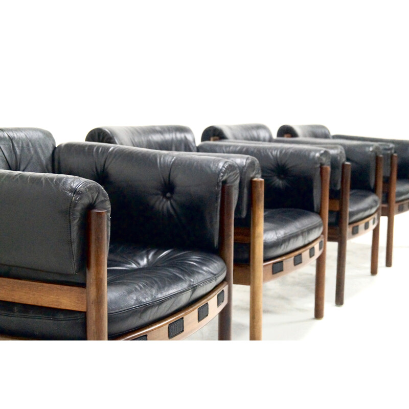 Set of 4 Club Chairs by Arne Norell for Coja - 1960s