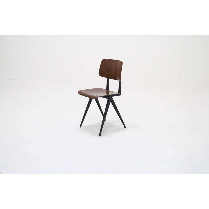 Industrial galvanitas plywood chair S16 - 1960s