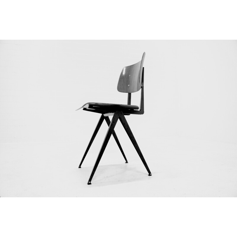 Industrial galvanitas plywood chair S16 - 1960s