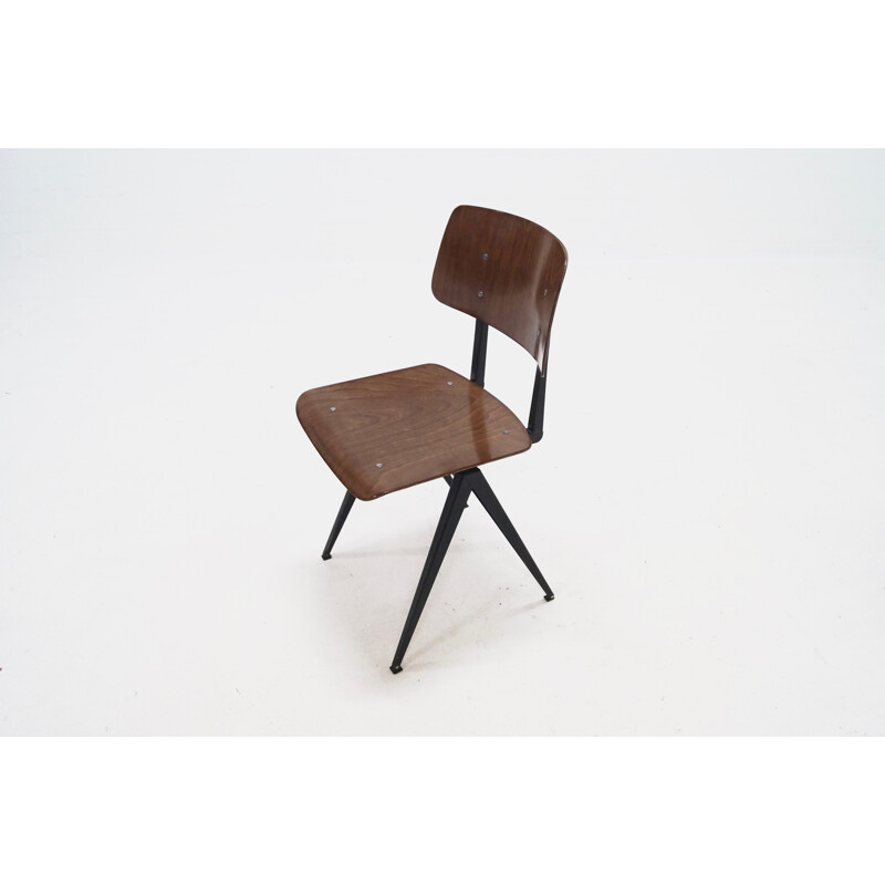 Industrial galvanitas plywood chair S16 - 1960s