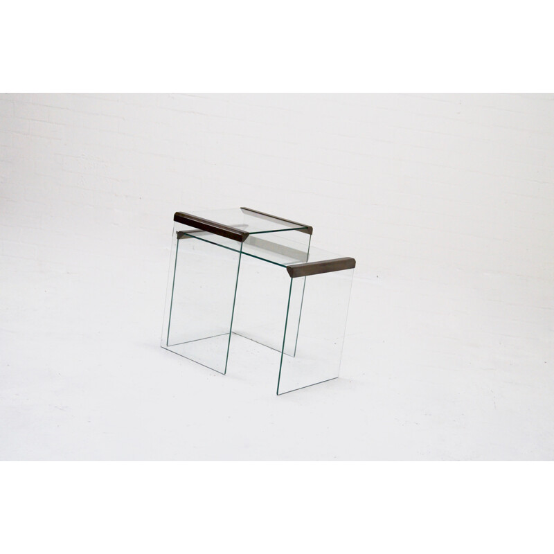 Pair of Italian side tables by Gallotti & Radice - 1970s