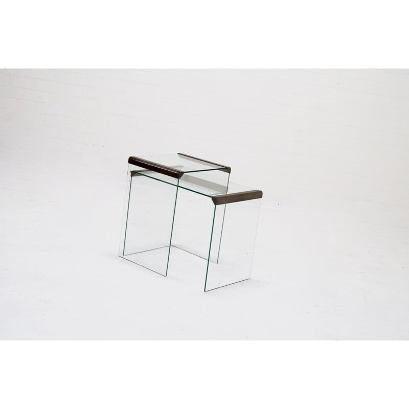 Paire de tables d'appoint Italiennes par Gallotti et Radice - 1970